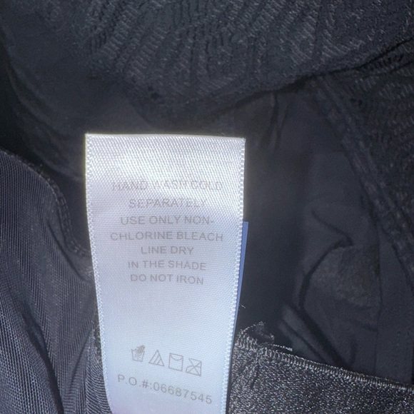 Swimsuits For All Black Crochet Lace Swim Dress One Piece Size 22 - Picture 5 of 7